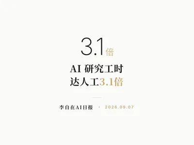 李自在AI 日报 | 2026-09-07
